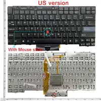 Nuevo teclado para ordenador portátil de EE. UU. para LENOVO Thinkpad X220 X220I X220T T410I T510I W520 T420S T520I T410S T400S T520 T420 x230I T510 W510