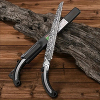 Damascus Waist Saw Pruning Saw Alternate Blade Straight Saw Hand Logging Saw Pruning Saw Garden Saw Outdoor Hand Saw