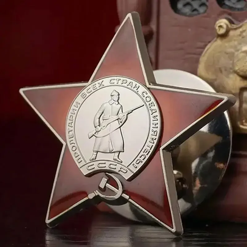 Soviet Union Souvenir Medal Star Badge Keepsake Souvenir Collectible Decoration Keepsake Home Movie Props Coin Collection