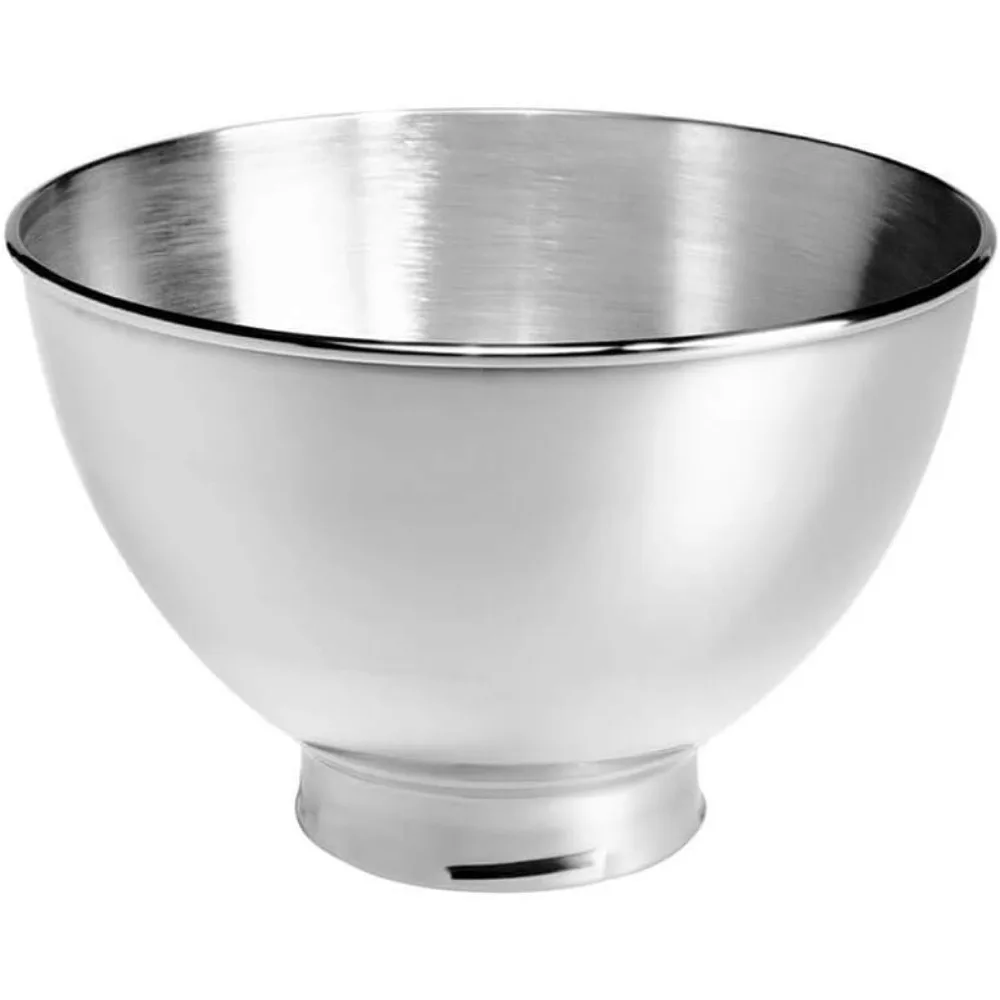 

3 Quart Polished Stainless Steel Mixing Bowl for Kitchen - Durable & Shiny