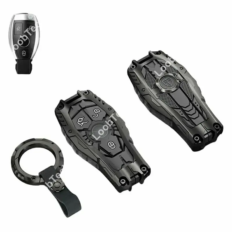 

Сверхмощный брелок из цинкового сплава для Mercedes Benz C E S M CLS CLK G Class, брелок для ключей, металлический чехол для ключей