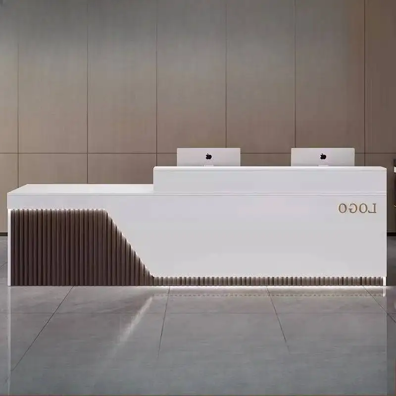Design Orange Reception Desks Vintage Drawers Corner Classic Reception Desks Modern White Wood Mostrador Recepcion Furniture