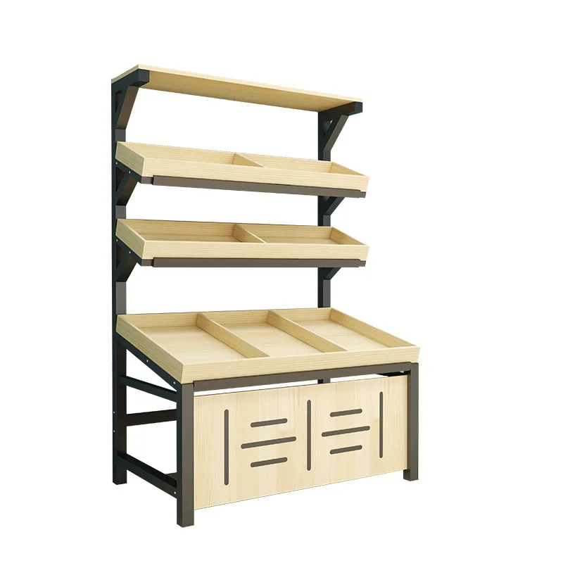 

Fruit Shelf Display Rack Supermarket Fruit and Vegetable Shelf Fruit Store Multi-layer Combination Middle Island