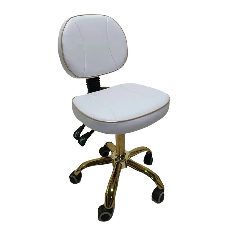 Beauty technician dental lifting and rotating nail tattoo saddle chair