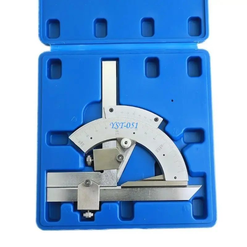 

E15A Vernier Bevel Protractor for Woodworking/Construction 0-320° Angles Rulers