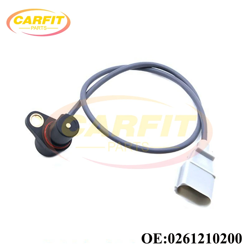 

High Quality OEM 0261210200 06A906433L Crankshaft Position Sensor For Audi A3 A4 TT VW Golf Beetle Eos Gti Jetta Passat