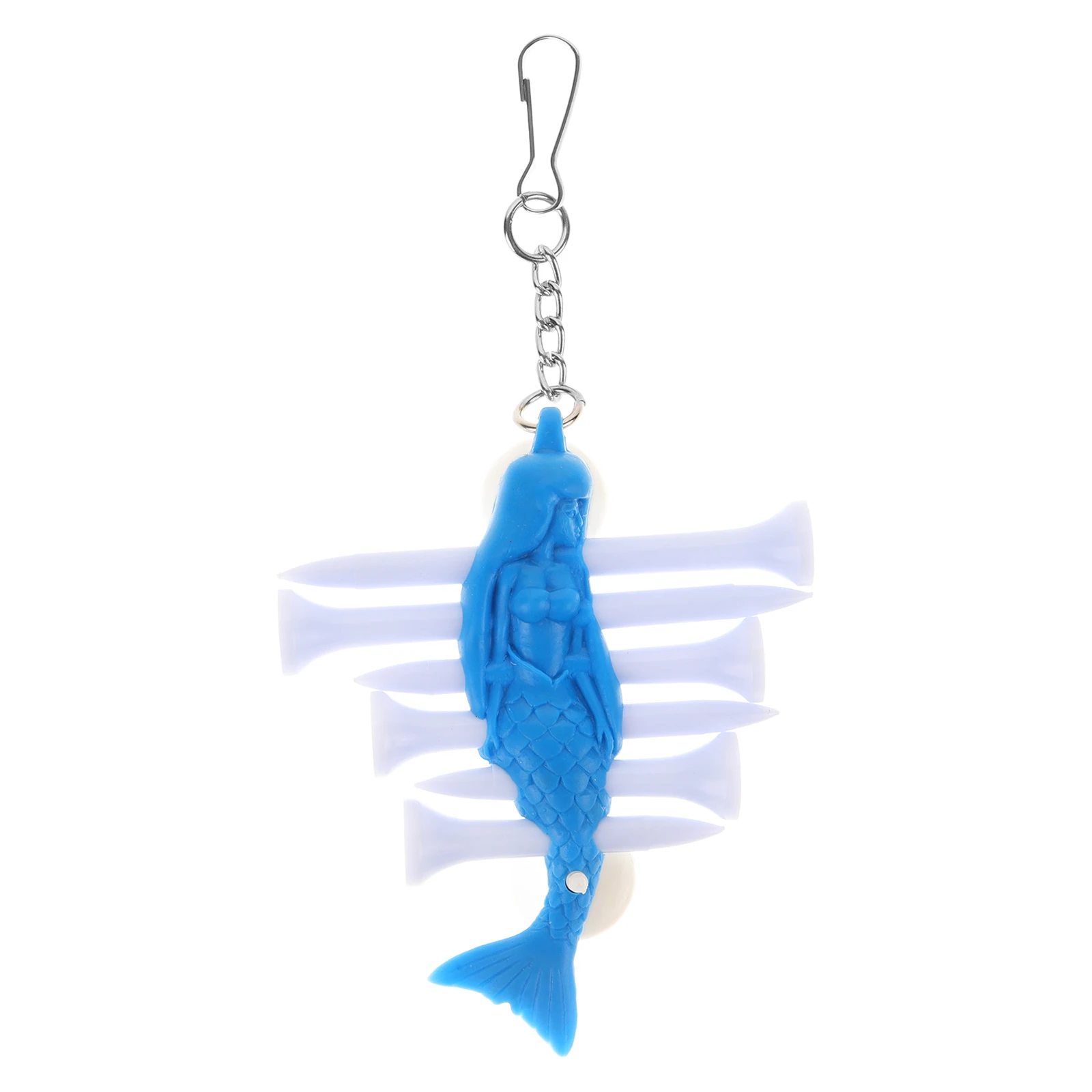 

Golf Tee Holder Ball Golfs Organizer Hanging Storage Rack Cartoon Mermaid Metal Clip Portable Golf Accessories Training