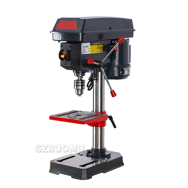 ZJ4113 Benchtop Drill Press 13mm Variable Speed Cast Iron Bench Drill Worktable With Laser Work Light Tabletop Drilling Machine