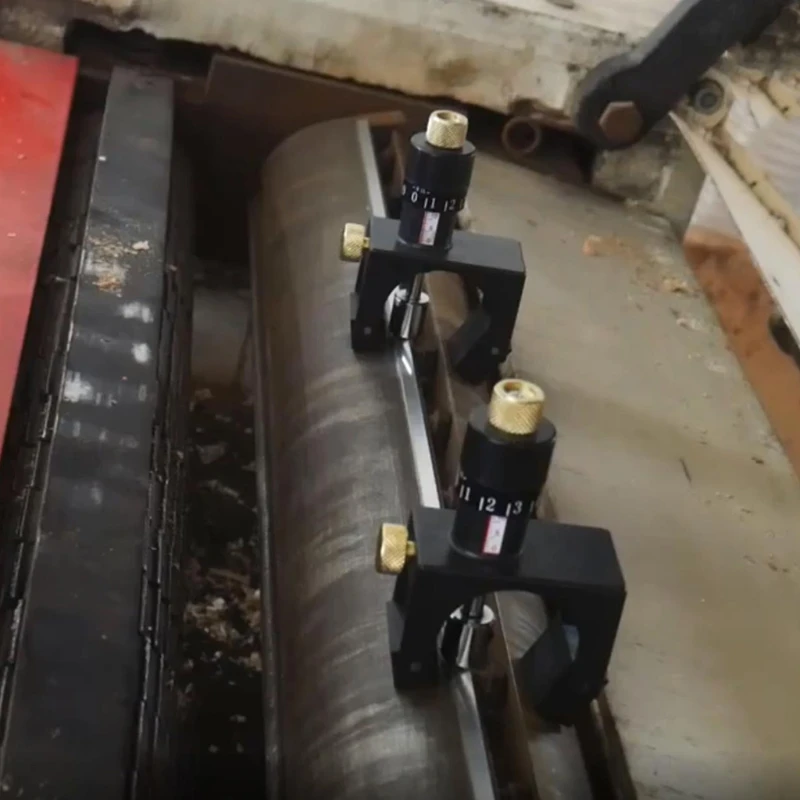 2 ชิ้น Woodworking Planer เครื่องตัดใบมีดการตั้งค่า Jig Gauge แม่เหล็ก Planer การตั้งค่าใบมีด Jig Planer ใบมีด Jig Drosphip