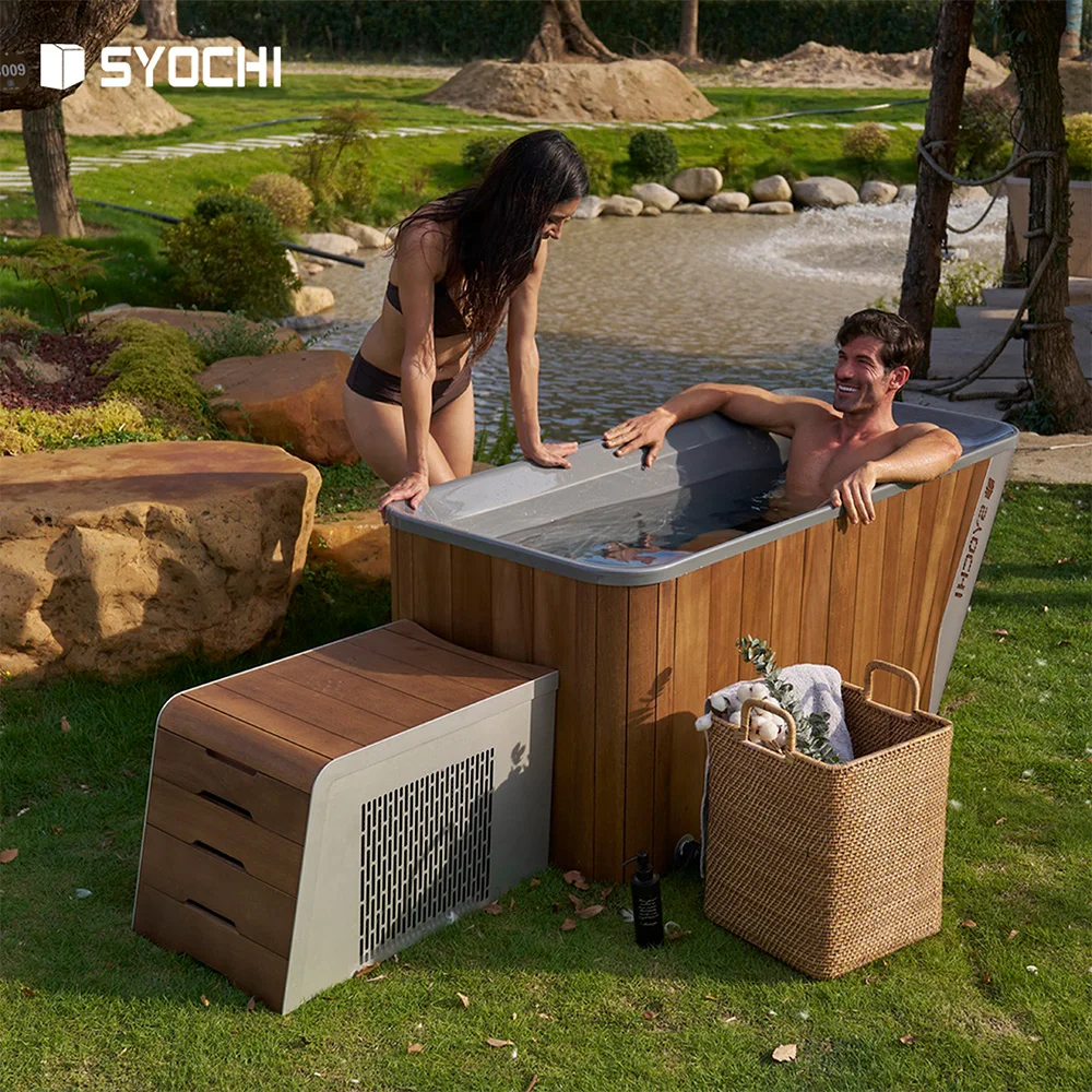 Syochi Acrylic Cold Plunge Tub Cold Water Therapy Ice Bath Tub With Chiller