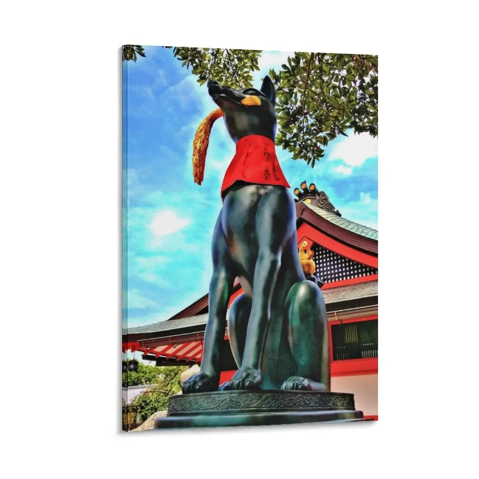 

Inari HDR Canvas Painting japanese room decor aesthetic room decor wall decoration
