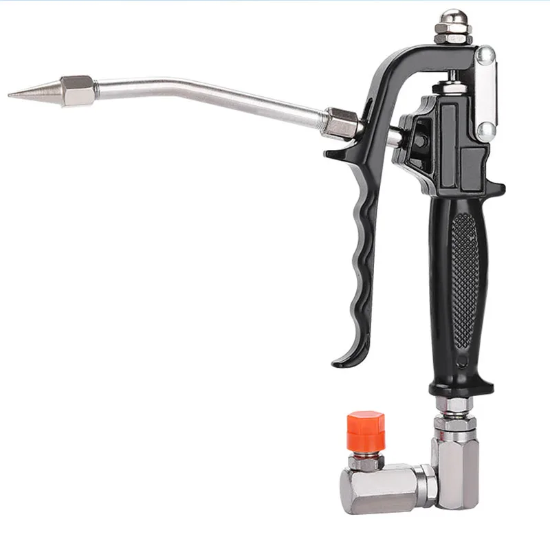 Grease Gun Head Mini Pistol Grip Gun Set Lubrication Oil Syringe Manual Grease Gun Pneumatic and Electric Universal