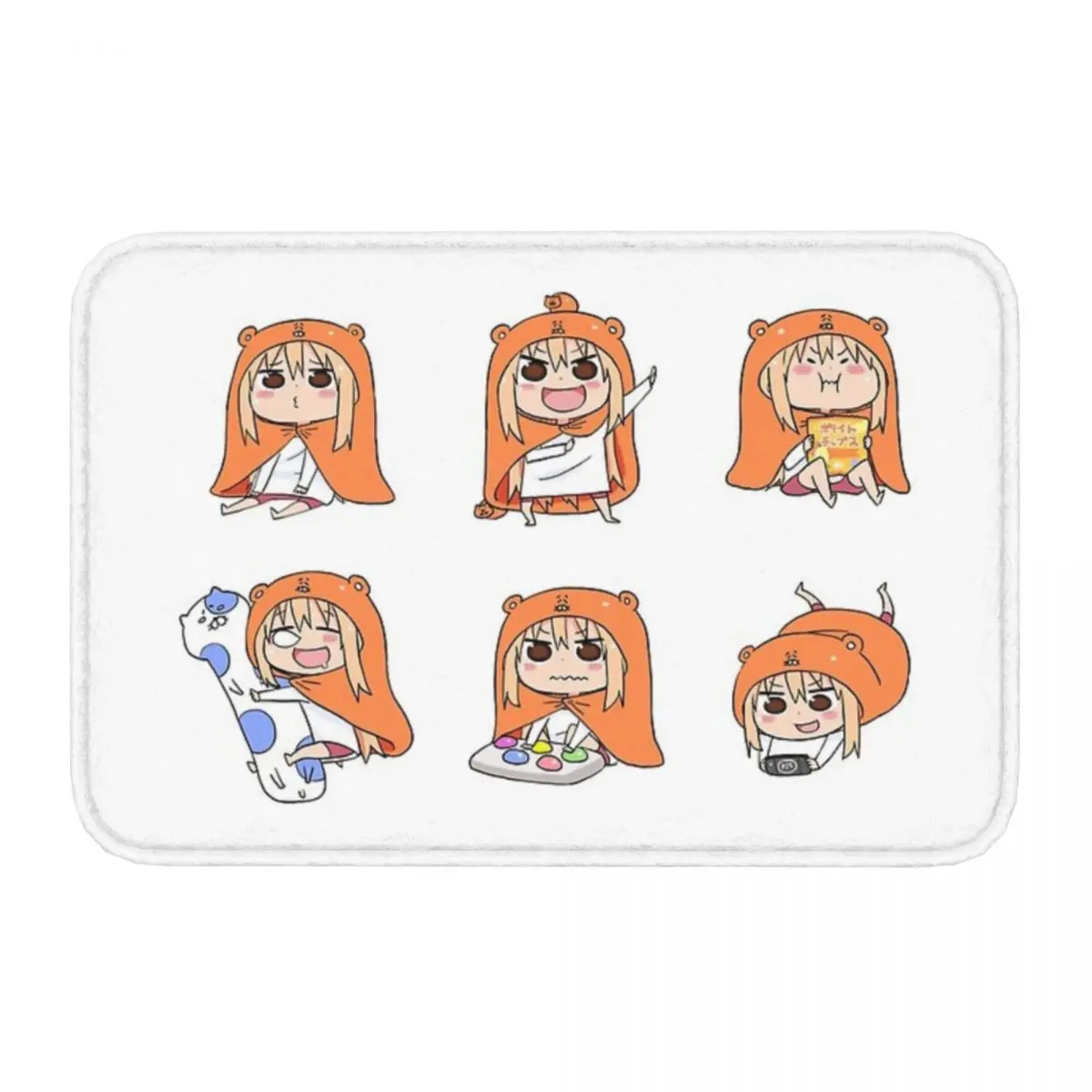 Umaru Chan ChibiBathroom Mat Himouto! UmaruChan Doormat Kitchen Carpet Balcony Rug Home Decoration