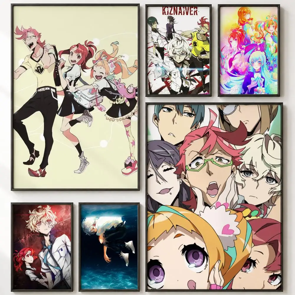 TV Sci-Fi Anime Kiznaiver Poster HD poster wall art self-stick no-residue for home cafe office great gift