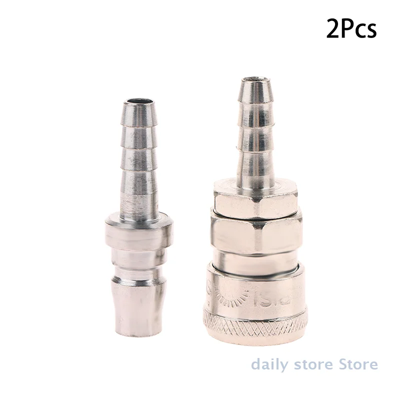2pcs Pneumatic Fitting C Type Quick Coupling Connector Coupler For 8mm Compressor PH20+SH20
