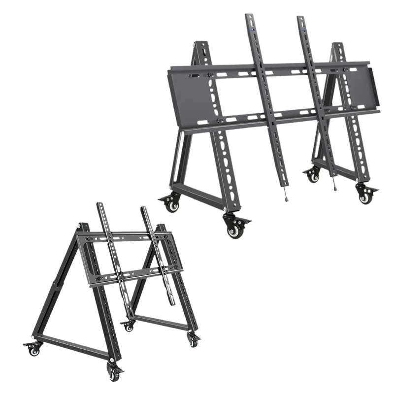 

Low Height Mobile TV Stand for Flat Curved Screen TV, LED, LCD Versatile Sturdy