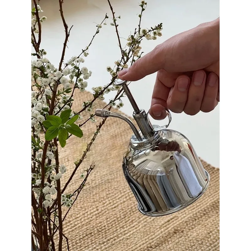 Retro Brass Plant Mister Spray Bottle 300ml Mini Watering Can Succulent Indoor Home Garden Light Luxury Ornament