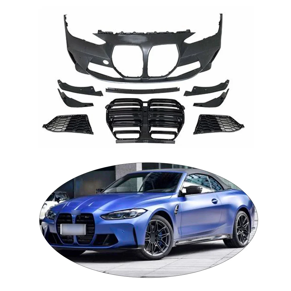 

High Quality Full Set Bumper Body Kits Grille Exhaust Front Rear Car Bumpers Headlight For BMW 4 Series G22 M4 2020 2021 2022