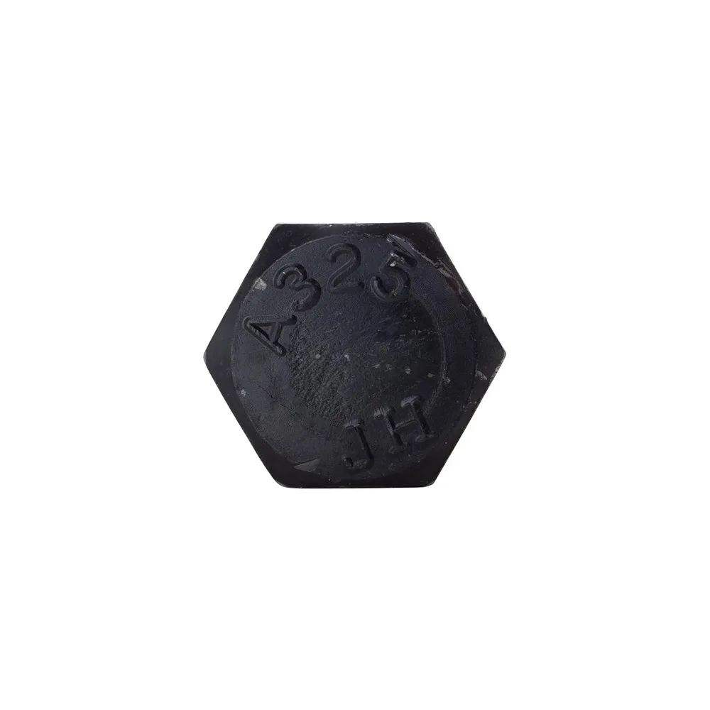 مسامير ذات غطاء سداسي مطلي بالزنك من الدرجة 5 3/8-16 × 3 بوصة، خيط خشن، ملولبة جزئيًا، 100 قطعة، طول الخيط 1 بوصة #6