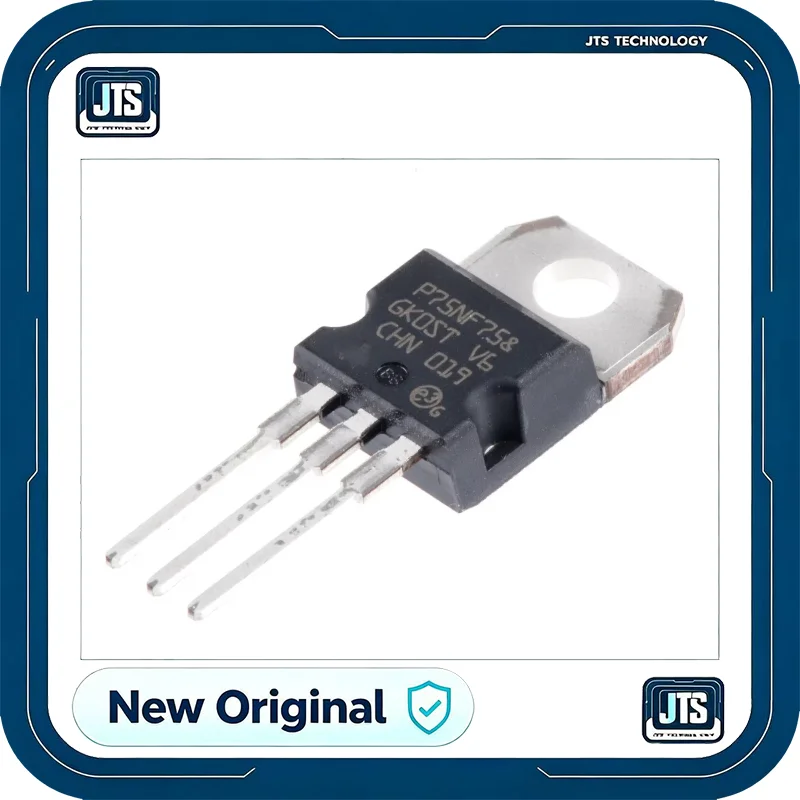 100% Original New P75NF75 MOSFET N-CH 75V 80A POWERFLAT Electronic Components STP75NF75