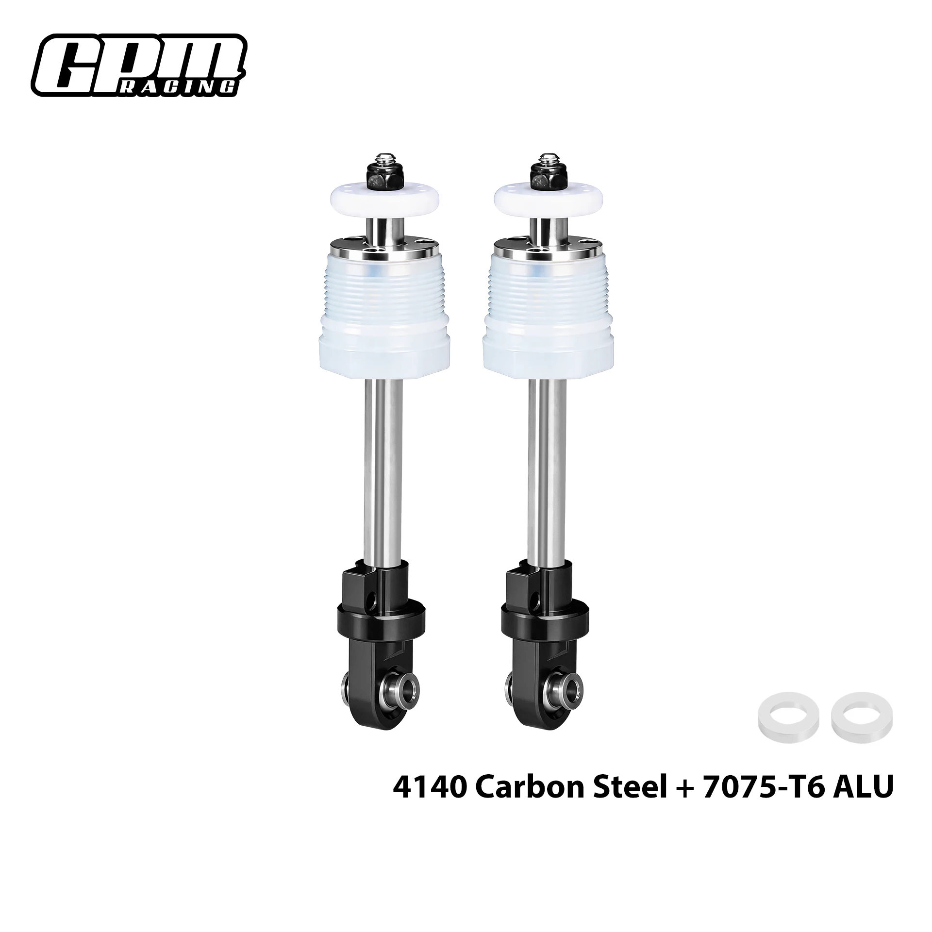 4140 Medium Carbon Steel+Aluminum 7075 Shock Absorber Shaft Core Kit For TRAXXAS 1/6 XRT 8S