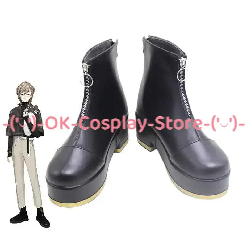 Kanae Cosplay Shoes Vtuber Cosplay Boots Halloween Carnival Props PU Leather Shoes  Custom Made