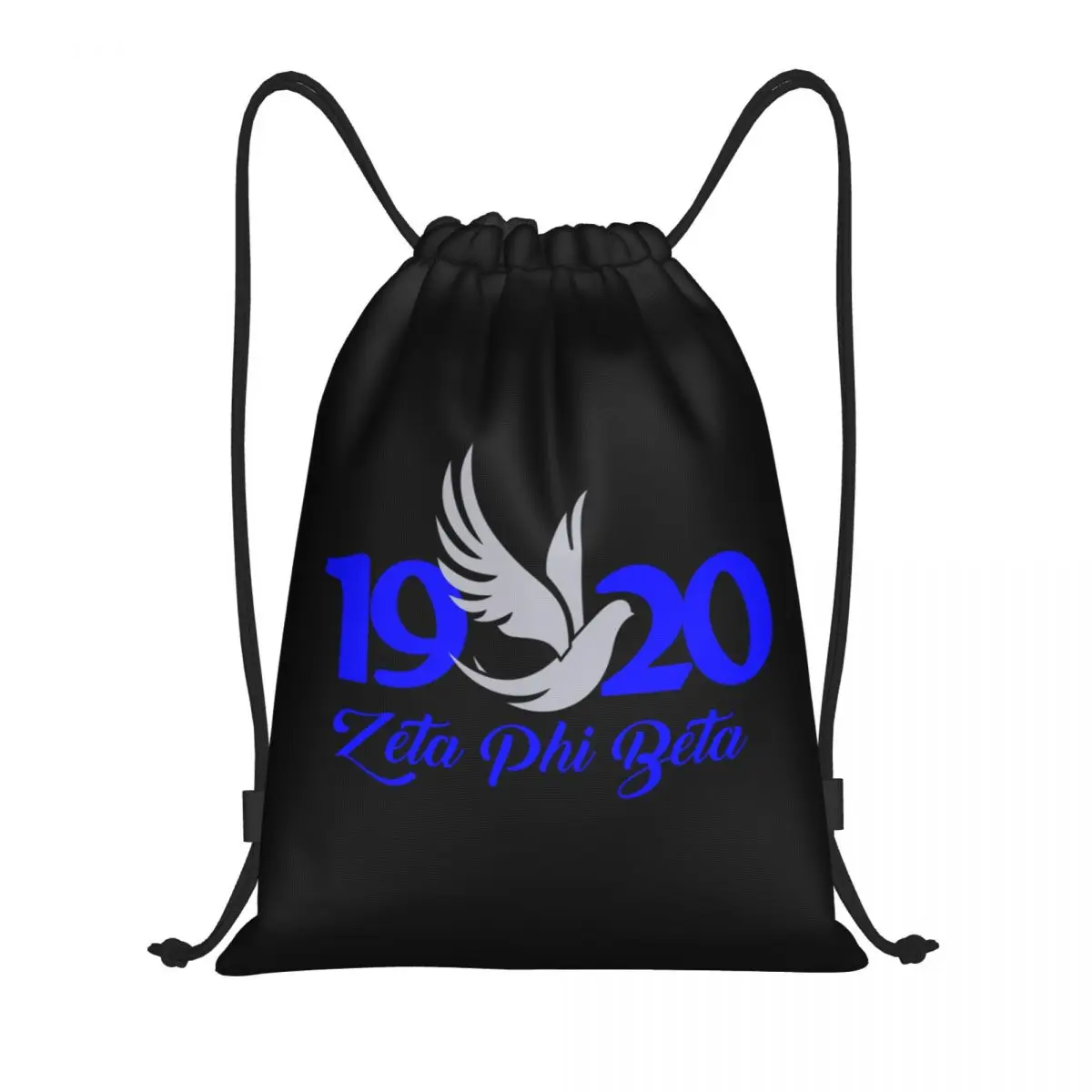 Zeta Phi Beta bolsas con cordón personalizadas para entrenamiento, mochilas de Yoga para hombres y mujeres, deportes, gimnasio, Sackpack