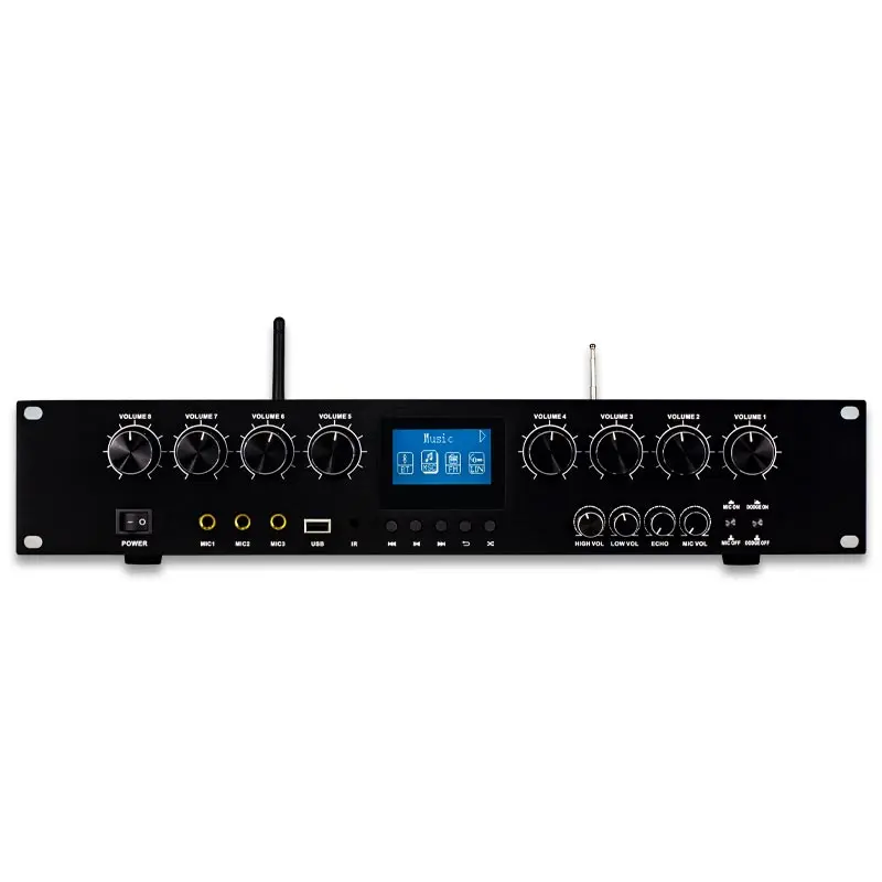 

【2026】Tianlai TL-JX600 Home Professional 200 Watt 4 Channel Class D Stereo Pro Audio Four Channel Power Amplifier Receivers Ampl