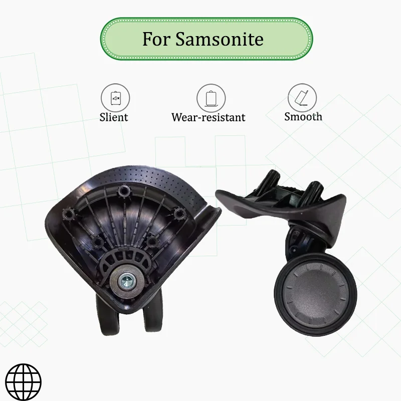 

For Samsonite GN01 Universal Wheel Trolley Case Wheel Replacement Luggage Pulley Sliding Casters Slient Wear-resistant Repair