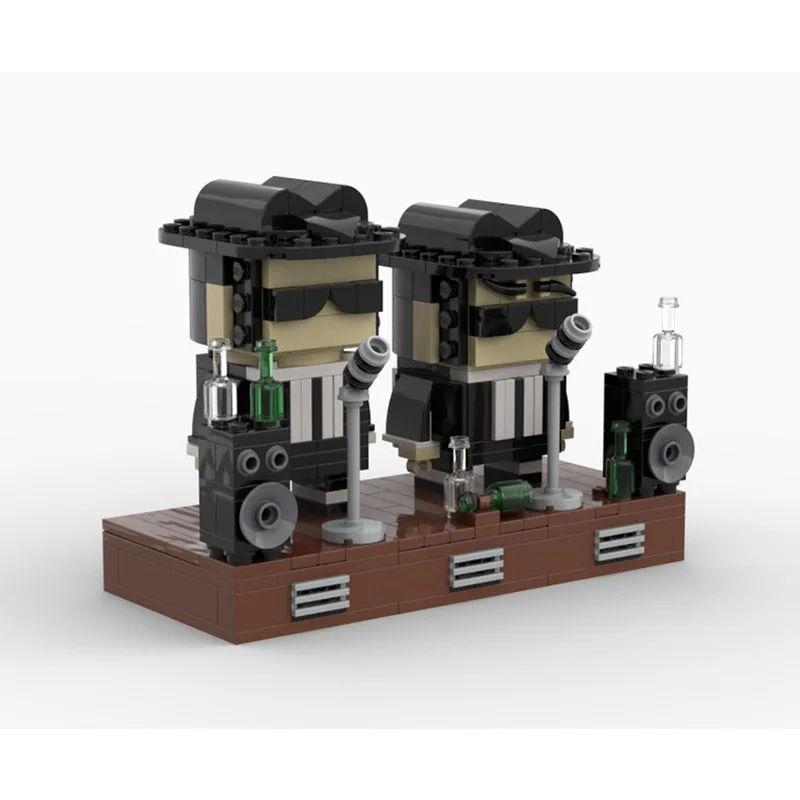 Brickheadz-bloques de construcción de la película de Blues Classic Brothers, modelo creativo, figuras de acción, juguete de construcción, regalo para niños y adultos