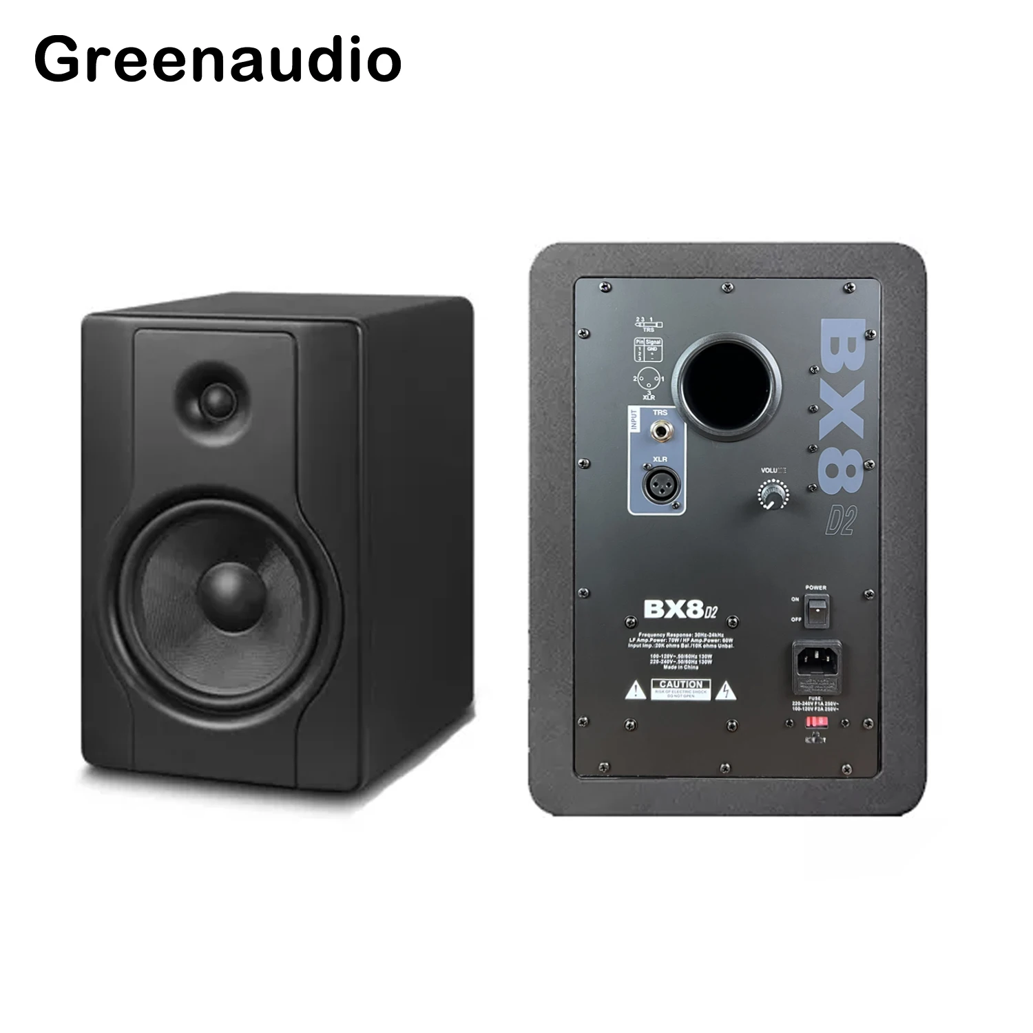 GAS-BX8 Loudspeaker monitor Studio Reference Range High Quality Computer Powered DJ Monitor Audio 8 inch sound Speaker