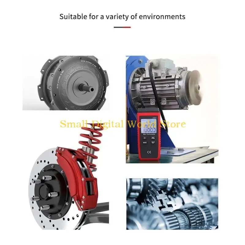 77UB Mini Digital Non-contact Tachometer Up to 99999 LCD Display Small Engine Motor Speed Counter Indication RPM Meter