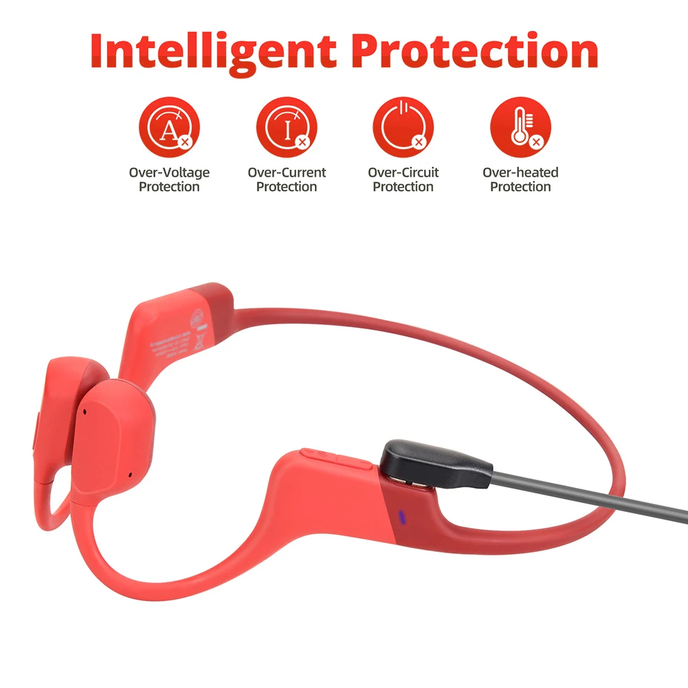 Bone Conduction Headphones Charger For Aftershokz Aeropex AS800/ S803/ S810 Shokz OpenRun Pro Magnetic USB/Type-C Charging Cable
