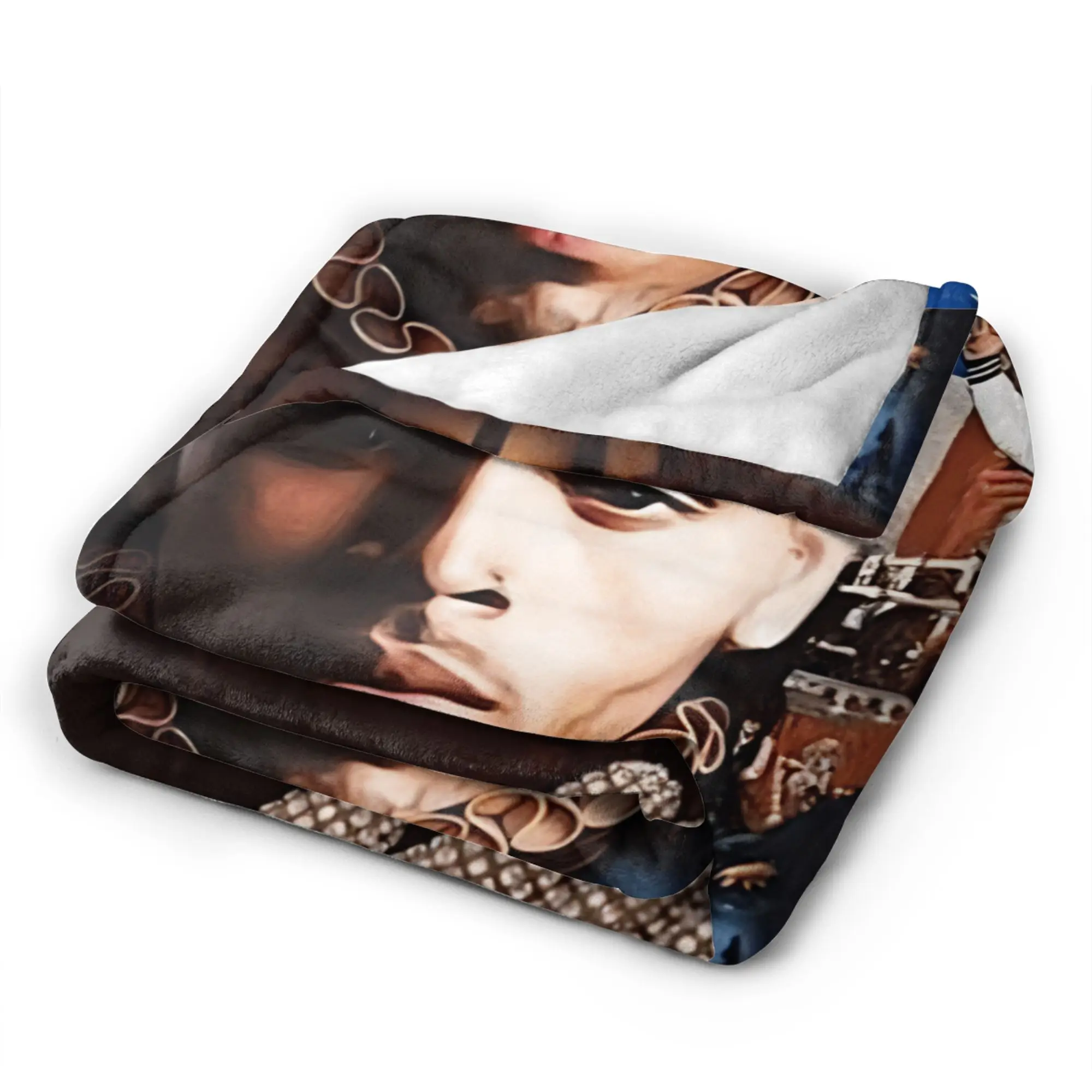 بطانيات كريس براون بطانية رمي دافئة عالية الجودة للشتاء ديكور خارجي للشارع مفرش سرير #5