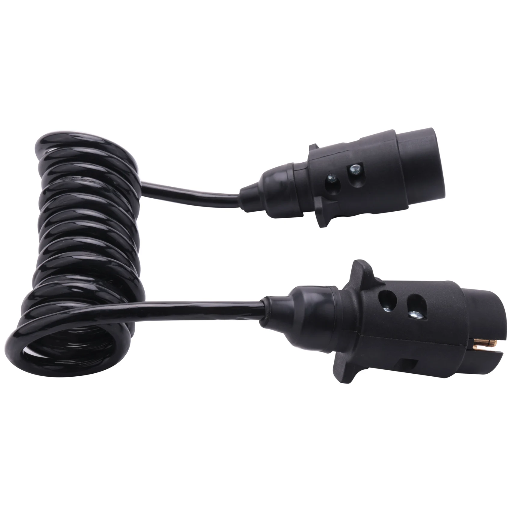 

2X 1,6 м 7-контактный автомобильный удлинительный кабель для буксирного прицепа, вилка для грузовика, детали проводов, соединительная вилка