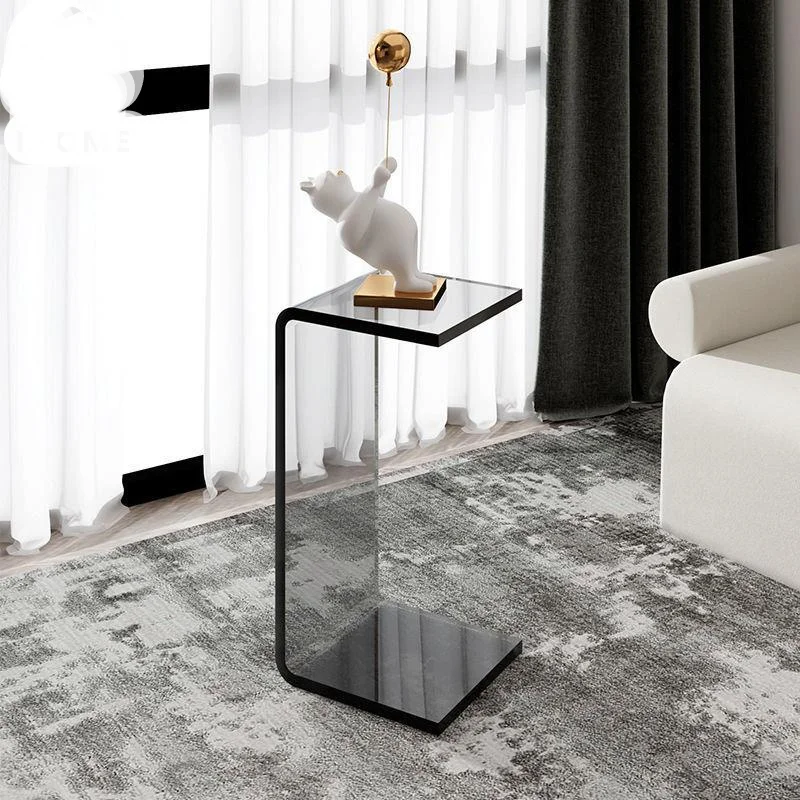 

IHOME Light Luxury Acrylic Sofa Small Side Table Simple Modern Living Room Special-shaped Tea Table Transparent Corner Table New