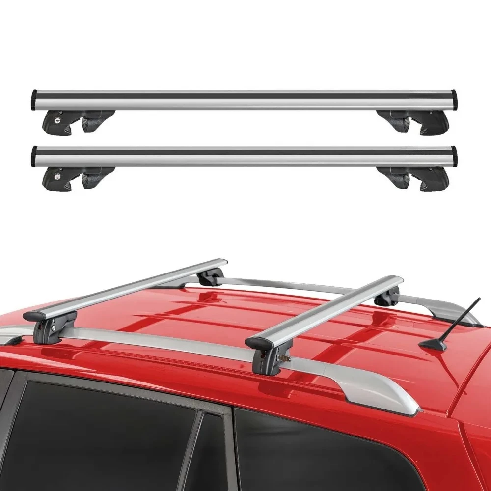 Alu Roof Cross Bars for Mercedes GLE Class W167 2020-2026 Gray 2pcs