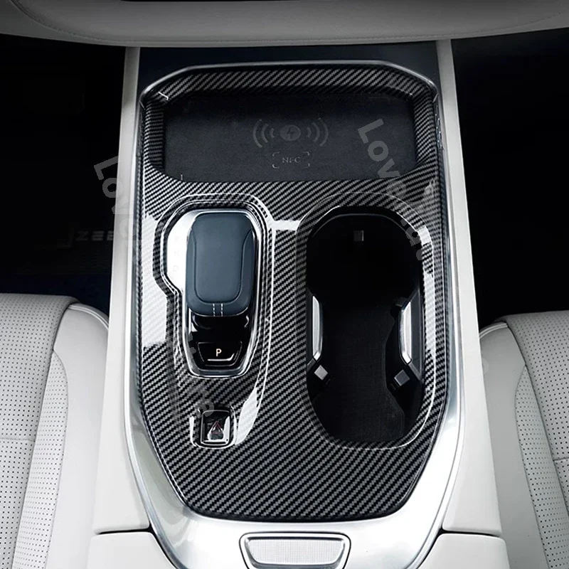 

For ZEEKR 009 2025 2023 2024 Car ABS Panel Cover Central Control Gear Shift Box Interior Decorative Accessories Cover