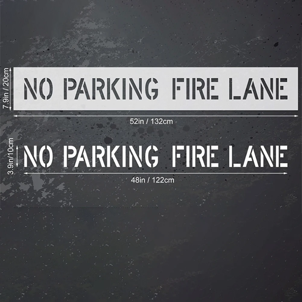 

Складной трафарет без парковочного огня для маркировки асфальтового и бетонного тротуара, инструмент для управления дорожным управлением по парковке