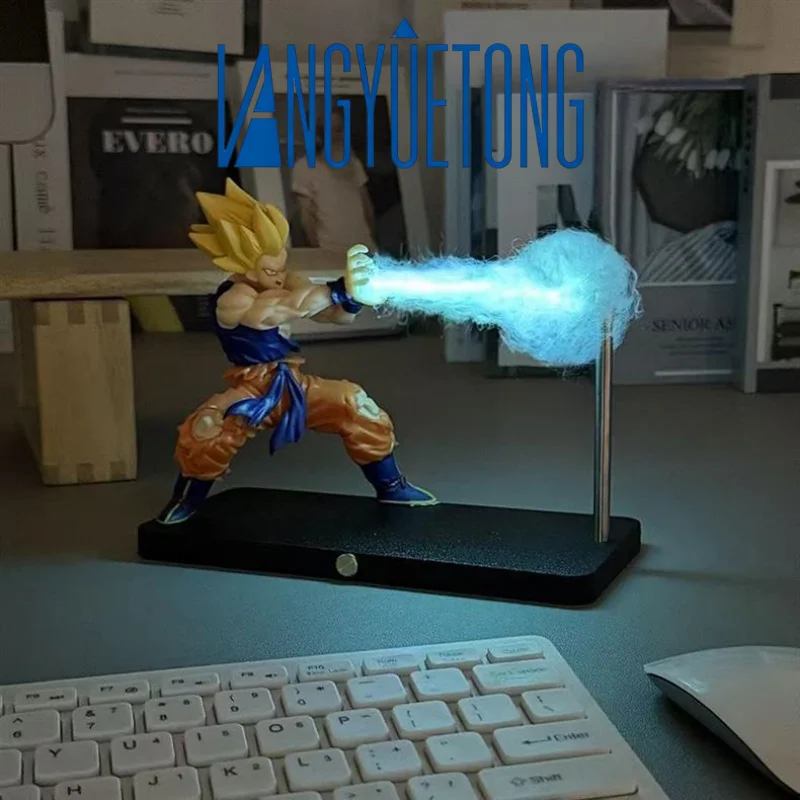 Goku Kamehameha Wave LED-Nachtlicht Anime-Figur Atmosphärenlampe Ornament Deko-Geschenke für Anime-Fans Spielzeug auf Lager