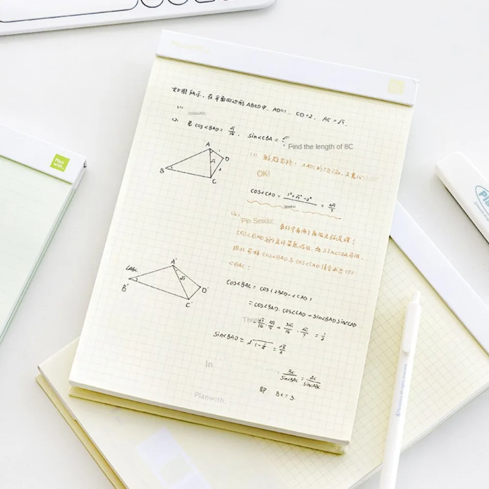 Colorido Multiduty Tearable Notebook, Agenda Pad, B5 Papelaria, Diário Planner NoteBook