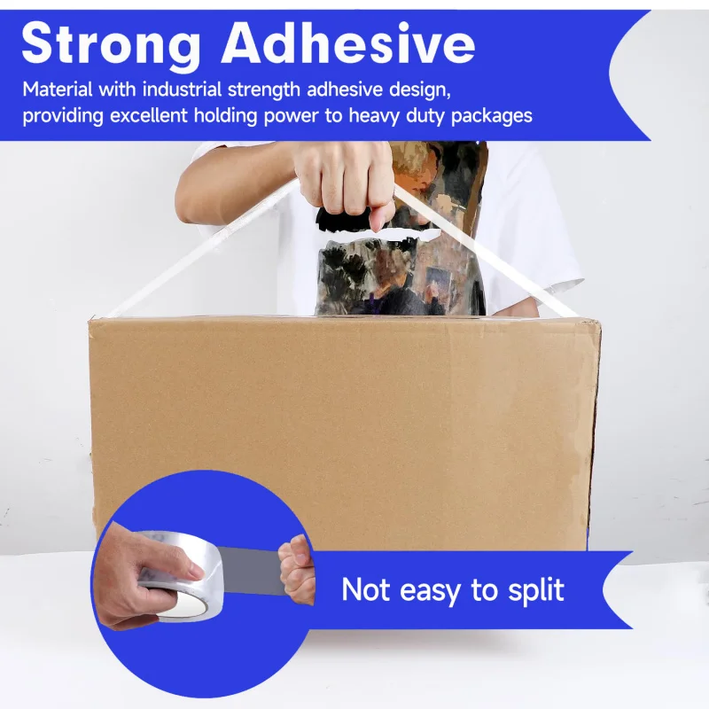 custom.HKYalanpack Custom Printed BOPP Carton Box Sealing Tape Single Sided Acrylic Adhesive Custom Packing Tape