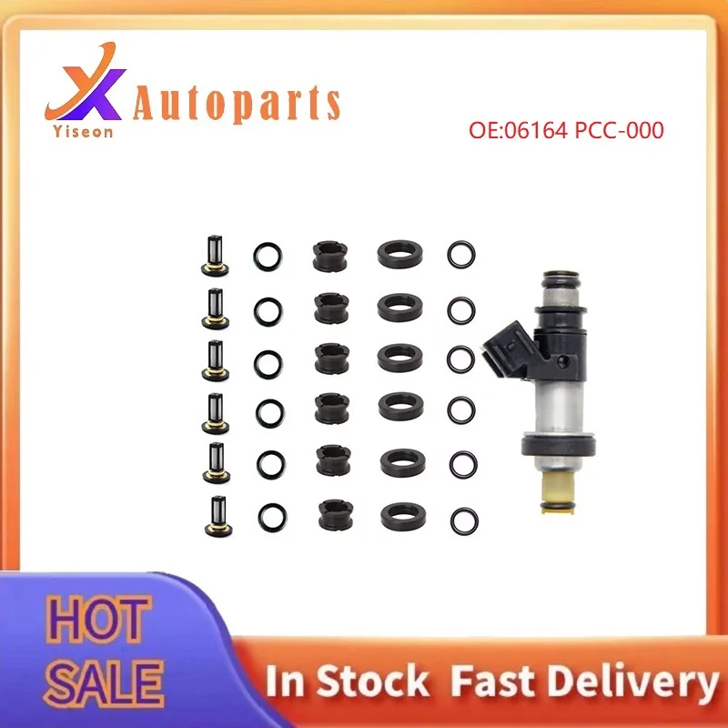 

6sets Wholesale Fuel Injector Repair Service Kit For Honda Odyssey 1998 OEM:06164-P8E-A00 06164 PCC-000