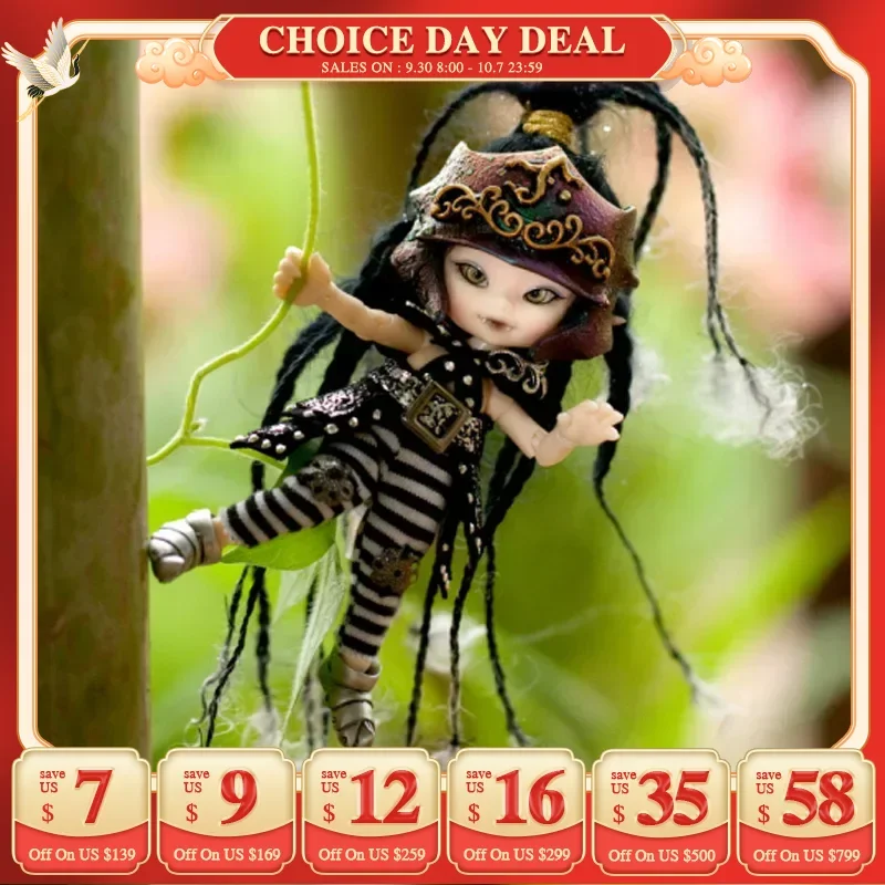 

FreeShipping Fairyland Realpuki A ki 1/13 Doll BJD Mini Ball Joint Doll Toys Send Gift luodoll