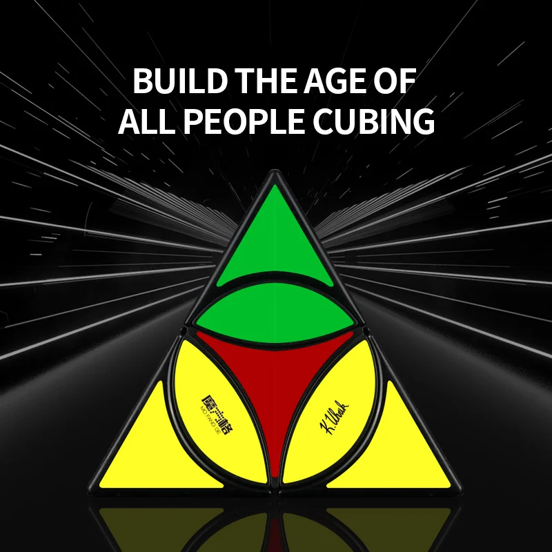 [ECube] QiYi Mofangge Coin Pyraminx cubo magico professionale giocattolo puzzle di velocità moneta di forma strana più recente cubo piramind qiyi