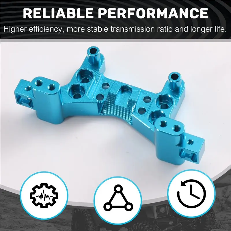 FBIL-RC Car Upgrade Front And Rear Shock Absorbers Kit For MJX 1/16 16213 16218 16207 Upgrade RC Car Accessories Blue