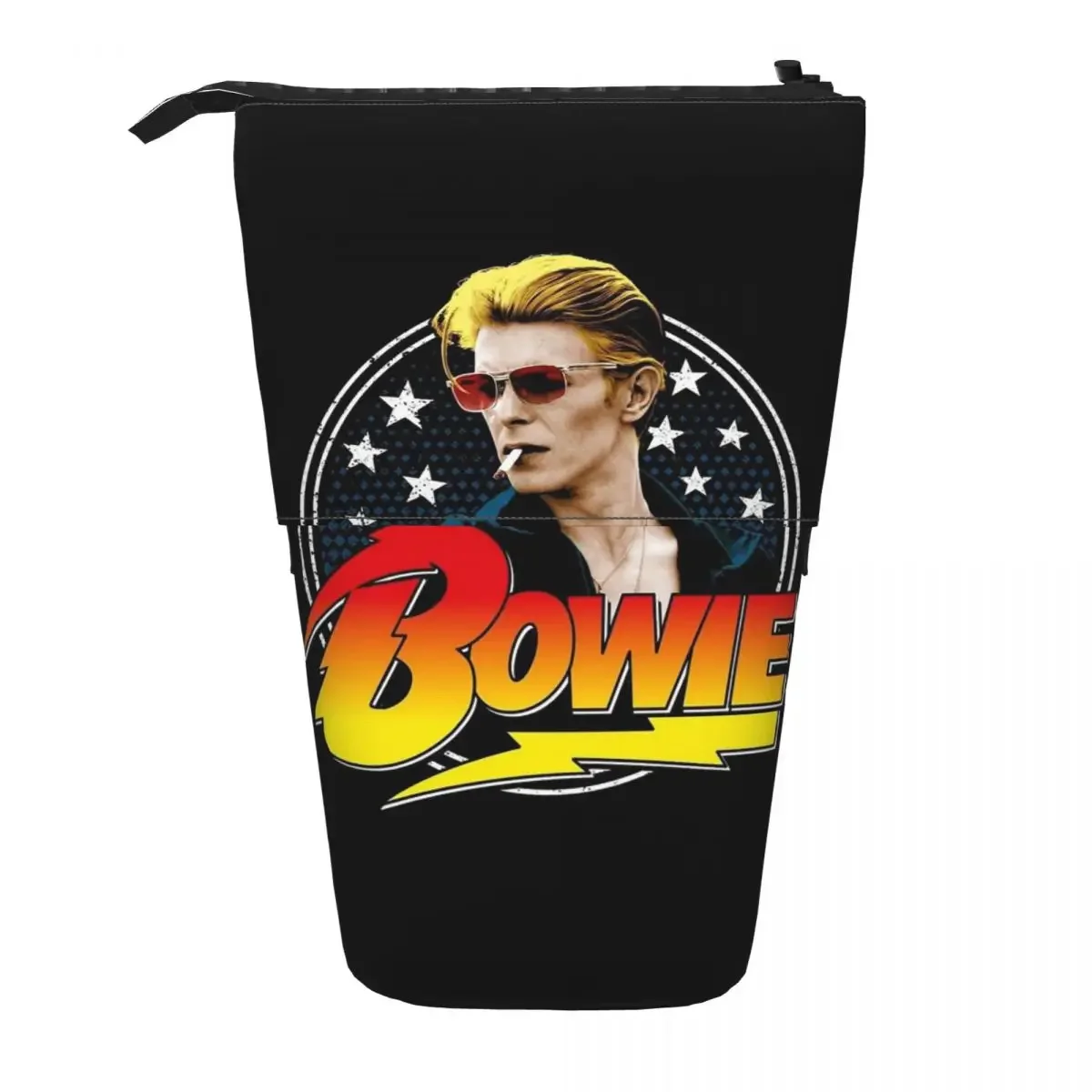 Davids Bowied Reversible Pencil Case for Boys Girls School Pen Box Pencil Bag Stationery Supplies Pen Holder Bag