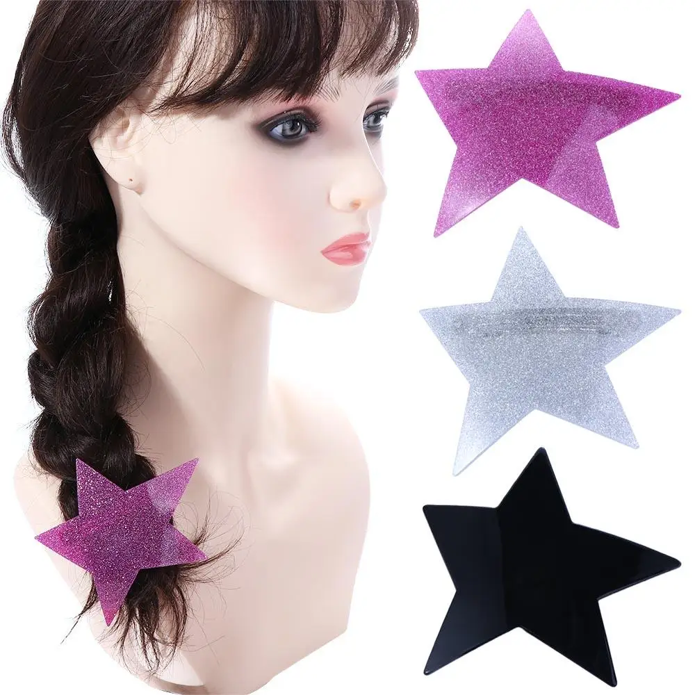 Personality Side Clip Y2K Hair Wear Spring Clip Irregular Star Hair Clip Women Hair Accessories Korean Style Hair Wear