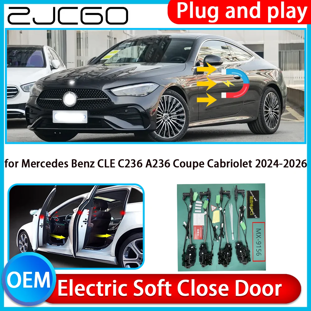 

for Mercedes Benz CLE C236 A236 Coupe Cabriolet Auto Pull Car Soft Close Kit Door Power Latch Electric Door Catch Soft Closing