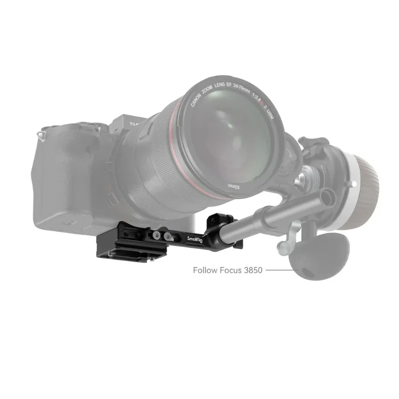 SmallRig 3853 Quick Release Plate Directly Mounted Onto Follow Focus System,Quick Switch Between Handheld and Tripod Modes